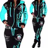 Women's Two Piece Pants ZOGAA Women's Sets Clothes Hoodies Pants 2 Piece Set Warm Ladies Printed Women Outfits Matching Suit Women Tracksuit 230331