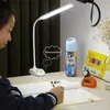 Schreibtischlampen USB-LED-Schreibtischlampe Clip auf Tischleuchte 3 Farben Touch Dimmen Studie Tischlampe Augenpflege Nachttisch Lesenachtlicht Raumdekor Q231104