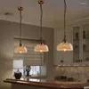 ペンダントランプランパラスデカンテコルガンテモダンダイニングルームライトキッチンハンギングビンテージホーム装飾ガラスランプ