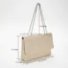 Umhängetaschen und gewebte Stylis Flip Straw Bag Tragetaschen Damen Soulder Unterarmtaschen Soulder Messenger Bag Bagscatlin_fashion_bags