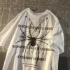 男性S Tシャツ夏のネックレスクールレターTシャツ男性女性愛好家の服のために半袖女性230403