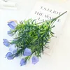 Dekoratif Çiçek Çelenkleri İpek Yapay Fake Buket Buketi Ev Düğün Bahçe-Decor Kurutulmuş Çiçek Simülasyon Bitki Dekorasyonu