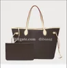 Luxury Handväskor Designers Kvinnor Real Leather Shopping Bag Clutch Purse Shopper Väskor Kreditkortshållare Mynt Purses med plånbokskulderblomma Checkers Grid Väskor