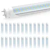 Tubos de luz LED de 4 pés 36W 2 pinos G13 Base Cool branca 6000k Tampa clara 3600 Lúmen T8 Bypass de lastro exigido Tubos de tubo de tubo de Florescente de 6000 Ween 6000 de extremidade dupla