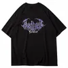 Masculino tshirts hip hop streetwear gráfico de tamir de camiseta harajuku algodão de manga curta de manga curta 90s verão black tops roupas 230403