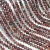 Lose Edelsteine, natürliche dunkle und starke Einschlüsse, rote Hämatoid-Quarz-Perlen, rund, 6,5 mm