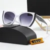 ファッション高級サングラスデザイナーレターレディースメンズ偏光ゴーグルシニア UV400 メガネ女性のための眼鏡黒、白フレームヴィンテージメタルサングラス