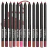 Lápis labiais à prova d'água Nude Brown Liner Batom Lápis Matte Vermelho Rosa Contorno Tint Duradouro Antiaderente Cup Lips Maquiagem Cosméticos 231102