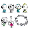 Arts And Crafts Passend für Pandora-Armbänder 20-teilige Charms-Korn-Sier-Prinzessin-Meerjungfrau-Anhänger-Korn für Frauen Diy European Halskette Schmuck Dhha7