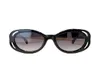 Модные популярные дизайнерские солнцезащитные очки 71571 для женщин с цветочным дизайном, оправа, очки овальной формы, летние, элегантные, очаровательные, с защитой от ультрафиолета, в комплекте с футляром