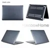 Prov Clear Crystal Hard Plastic Case Cover för MacBook Air Pro Retina Laptop 12 13 15 16 tum Transparenta färger Front Back Protective Cases A2941 M2