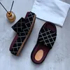 2023 Zapatillas de diseñador Sandalias de plataforma para mujer 60 mm Deslizadores cubiertos de lona Niñas Landy Diapositivas de verano Sandalias de playa de goma Zapatillas Moda para hombre Tamaño de diapositiva 35-45