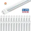 4ft LED Bulb Light 4 Feet LED Tube 18W 22W T8 Fluorescent Light 6500K Cold White Factory Wholesale 28W Double Row LEDs Shop lights garage