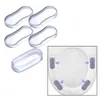 Toilet Seat Covers Durable Silicone Bumper 1 Larger& 4 Small Strong Adhesive Buffer Pad -Proof Bathroom Accessories