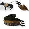 Collari per cani Guinzaglio multicolore Nylon 1000D Tattico militare Addestramento elastico per animali domestici Forniture durevoli di alta qualità