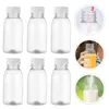 Garrafas de água Recipientes de garrafa de bebida reutilizável plástico plástico transparente bebida tampas de tampas