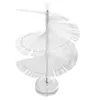 Hela Pro Spiral Fan Shape Display Stand Holder för 120 st False Nail Art Polish Board Tips Stick6605421