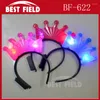 Decoración de fiesta Glow Light Crown Navidad Led Headwear para cumpleaños Diadema colorida Regalo para niños