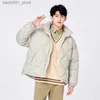 Men's Down Parkas Semir Down Jacket Men 2022 Winter New Couple Three-Proof Warm And Comfortable Trend Simple Style Bread Jacket Q231103
