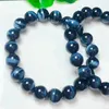 Strand Natural Blue Tiger Eye Stone Armband Healing Fashion Reiki Crystal Gemstone Man Woman Fengshui Jewelry 10mm