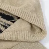 Suéteres para hombres 2023 Letras simples Suéter con capucha para hombres Ropa de punto casual Jersey de manga larga Impresión de otoño Ropa informal suelta