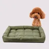 Kennels köpek yatağı oxford kumaş çiğneme kanıtı yuva kaymaz kanepe yataklar için nefes alabilen kanepe kulübesi evcil hayvan malzemeleri