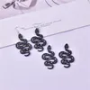 チャーム10pcs/パックムーンヘビアクリルペンダントジュエリーメイキングクラフトDIY 27x50mm