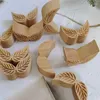 Baking Tools Leaf Shape Plant Mold Peach Pastry Decoration Seal