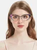 Solglasögon stora minusglasögon Blue Light Protection Presbyopia förstoringsramar för kvinnor överdimensionerade receptbelagda glasögon -2
