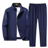 Men's Tracksuits Autumn Winter Casual Suits 2023 Sweater Sports Zipper Cardigan Menas de mangas compridas calças de mangas compridas