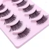 Valse Wimpers Halve Wimpers 2/5 Paar Faux Nertsen Herbruikbare Natuurlijke Pluizige Make Up Valse Wimper Verlenging Maquiagem