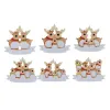 New 2023 Personalized Reindeer Family Tree Decoration Cute Deer Christmas Resin Pendant 1103 2024