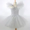 Cosplay Gray Clown Tutu Dress for Girls Carnival Halloween Costume for Kids Girl Joker Cosplay Tulle Outfit Children Party Scary Clothes 230403