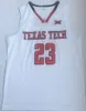 Basketball 23 Jarrett Culver College-Trikot Texas Tech Star University Shirt Stitching Team Farbe Schwarz Weiß Rot Für Sportfans Atmungsaktive Reine Baumwolle Man NCAA