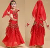 Scene Wear Children Belly Dance Costume Kids Dress Child Bollywood Costumes For Girl Performance 6 Färger