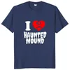 Mens TShirts Sematary I Love Haunted Mound T Shirt Trend Heart Shape Unisex Cotton Short Sleeve Tshirt 230403