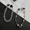 Anhänger Halsketten Halskette für Frauen Edelstahl Lightning Blade Choker Schnalle Sicherheitsgürtel Y2k Zubehör 231102