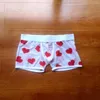Underpants Sexy Transparent Mesh Boxers See Through For Men Erotic Sweet " Hearts" Printed Male Panties Shorts