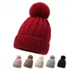 Шляпы с широкими полями, шерстяная шляпа, женская, 2023, зимний стиль, утепленная, теплая, вязаная, модная, с шерстяной шапкой, оптовая продажа для женщин