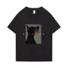 Мужские футболки с круглой шейной футболкой Женщина модная хлопковая собака мультфильм припечаток с коротким рукавом футболки мужчины высококачественные повседневные унисексуальные топы 230403