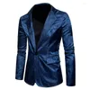 Herrenanzüge Hochwertiger Blazer für Männer Einfacher Stil Elegante Modeklasse Business Bankett Hochzeit Lockere Anzugjacke Host Dress