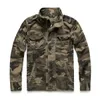 Jaquetas masculinas homens jaqueta militar homens m65 denim retro carga jaquetas ao ar livre multi bolsos camo tops campo casual moda caminhadas casacos uniforme 231102