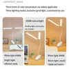 Skrivbordslampor LED-lärande dedikerad liten skrivbordslampa Klipp på ögonskydd Student Dormitory Bedside Reading USB laddning Klipptyp Q231104