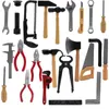 Tools Workshop 14pcs Lot Simülasyon Onarım Matkap Seti Çocuklar Oyun Oyun Güvenli Plastik Bakım Aracı Tornavida Oyuncak DDJ 231110