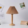 Lampes de table japonais rétro lampe à LED nordique bois massif pour chambre chevet classique luxe américain étude salon
