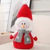 2023 Juldekoration Snowman Doll Söt bedårande cosplay löstagbar hatt snögubbe Plushie Par present Xmas gåvor Plush Toy