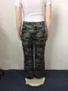 Pantaloni Plus Size Women's Street Personality Fashion Casual Loose Camouflage Pantaloni sportivi da alpinismo