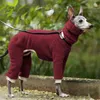 Vêtements pour chiens Mode Vêtements pour animaux de compagnie Hiver Col roulé Whippet Peluche Italien Greyhound Manteau Gree Bedlington Petite Veste Moyenne