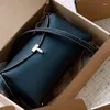 Plunjezakken Originele 2023 Real Leather Totemee Tas Lock Tote Voor Vrouwen Echte Grote Capaciteit Schouder Clutch Messenger