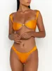 Womens Swimwear Miyouj Sexy Bikinis Print Swimsuit Women 2024 Bandeau Mujer Bath Suit Bandage Beachwear Micro Thong Brazilian Swimsuits